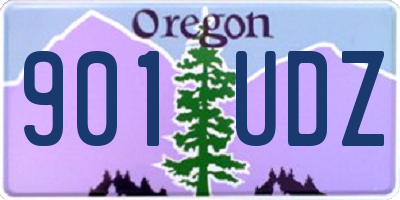 OR license plate 901UDZ