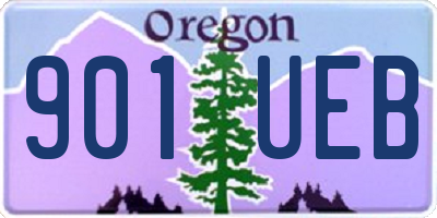 OR license plate 901UEB