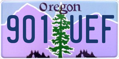OR license plate 901UEF