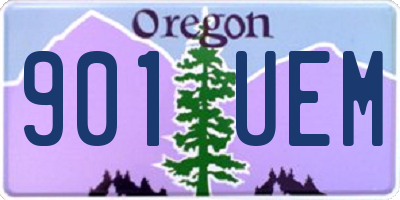 OR license plate 901UEM