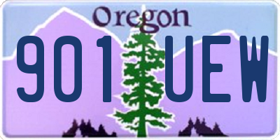 OR license plate 901UEW