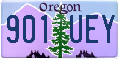 OR license plate 901UEY