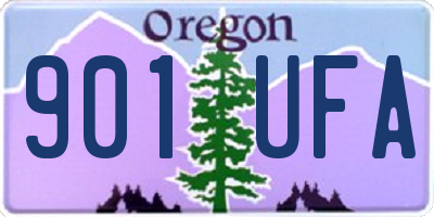 OR license plate 901UFA