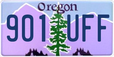 OR license plate 901UFF