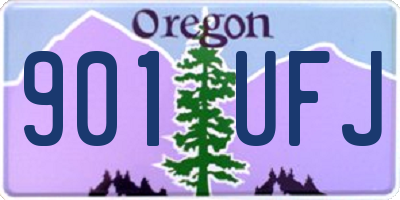 OR license plate 901UFJ