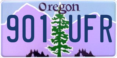 OR license plate 901UFR