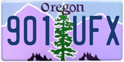 OR license plate 901UFX