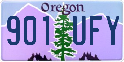 OR license plate 901UFY