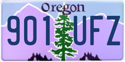 OR license plate 901UFZ