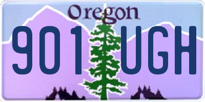 OR license plate 901UGH