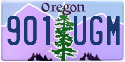 OR license plate 901UGM