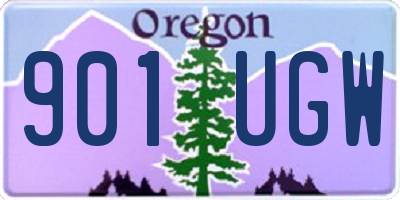 OR license plate 901UGW