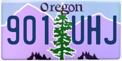 OR license plate 901UHJ