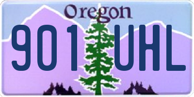 OR license plate 901UHL