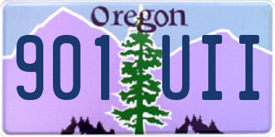 OR license plate 901UII