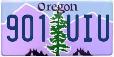 OR license plate 901UIU