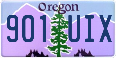 OR license plate 901UIX
