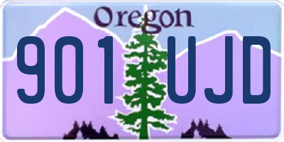 OR license plate 901UJD