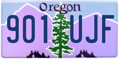 OR license plate 901UJF