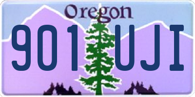 OR license plate 901UJI