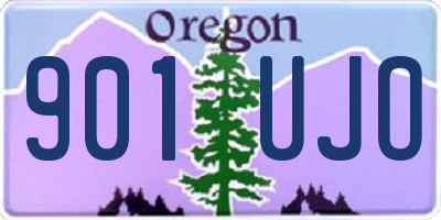 OR license plate 901UJO