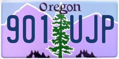 OR license plate 901UJP