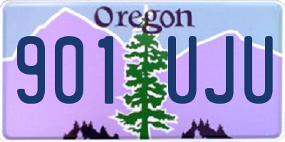 OR license plate 901UJU