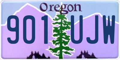 OR license plate 901UJW