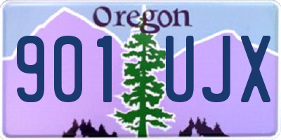 OR license plate 901UJX