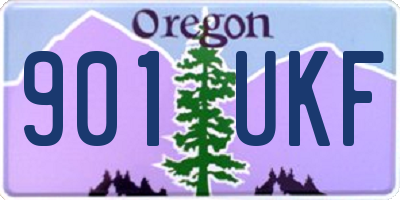 OR license plate 901UKF