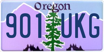 OR license plate 901UKG