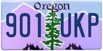 OR license plate 901UKP