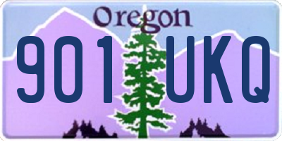 OR license plate 901UKQ