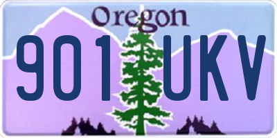 OR license plate 901UKV
