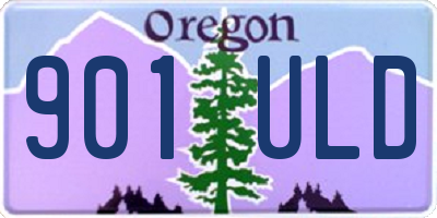 OR license plate 901ULD