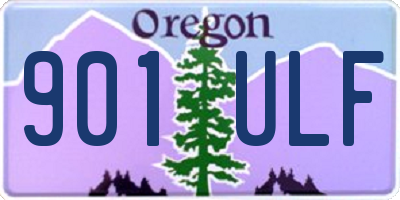 OR license plate 901ULF
