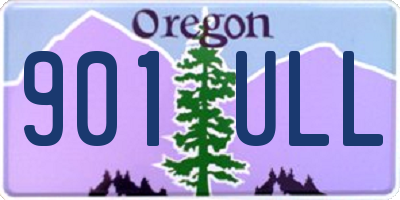 OR license plate 901ULL