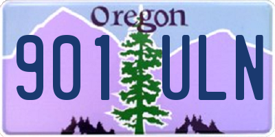 OR license plate 901ULN