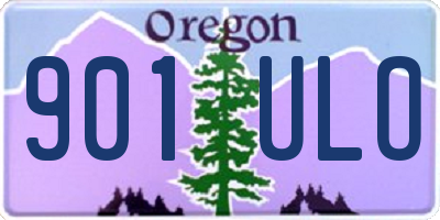 OR license plate 901ULO