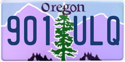 OR license plate 901ULQ