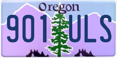 OR license plate 901ULS