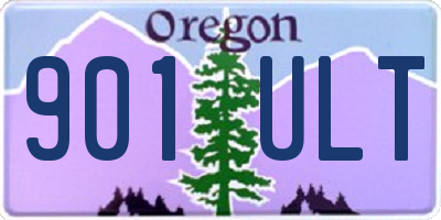 OR license plate 901ULT