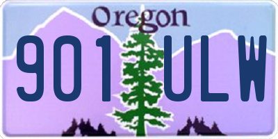 OR license plate 901ULW