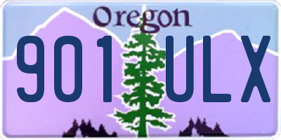 OR license plate 901ULX