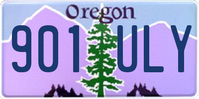 OR license plate 901ULY