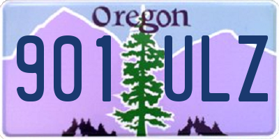 OR license plate 901ULZ