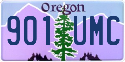 OR license plate 901UMC