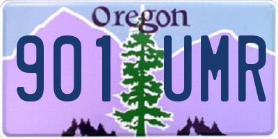 OR license plate 901UMR