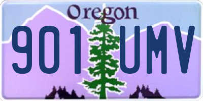 OR license plate 901UMV