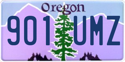 OR license plate 901UMZ